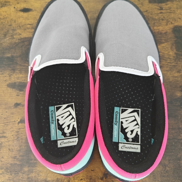 Vans Custom Colorway Slip-on Shoes - Picture 2 of 5